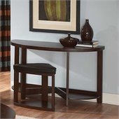 Homelegance Brussel II Console Table with Stool in Cherry