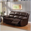 ADD TO YOUR SET: Homelegance McGraw Motion Sofa in Rich Dark Chocolate