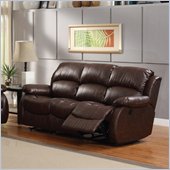 Homelegance McGraw Motion Sofa in Rich Dark Chocolate