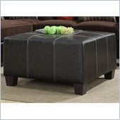 Homelegance Besty Cocktail Ottoman in Dark Brown