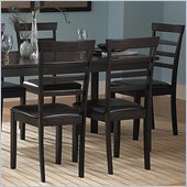 Homelegance Market Collection Dining Side Chair in Espresso (Set of 6)