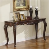 Homelegance Ella Martin Sofa Table in Warm Brown Cherry