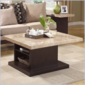 Homelegance Mooney Cocktail Table Set in Dark Cherry
