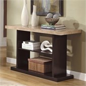Homelegance Mooney Sofa Table in Dark Cherry