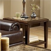 Homelegance Belvedere End Table in Espresso
