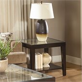 Homelegance Vincent End Table in Espresso