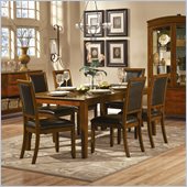 Homelegance Avalon 7 Piece Dining Table Set in Cherry