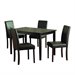 Trent Home Dover 5 Piece Dining Table Set in Espresso