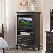 Homelegance Cinderella Armoire in Dark Cherry