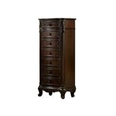 Homelegance Cinderella Tall Chest in Dark Cherry