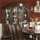 Homelegance Place Buffet and Hutch in Rich Brown