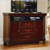 Homelegance Isleworth TV Chest in Dark Brown