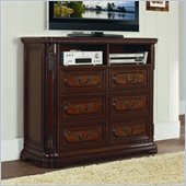 Homelegance Spanish Bay TV Chest in Dark Cherry