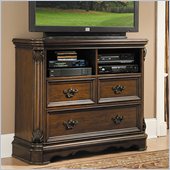 Homelegance Montrose TV Chest in Brown Cherry