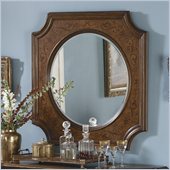 Homelegance Montvail Server Mirror in Cherry