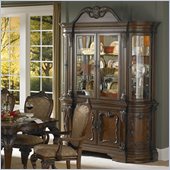 Homelegance Cromwell Buffet and Hutch in Warm Cherry