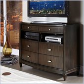 Homelegance Abramo TV Chest in Dark Cherry