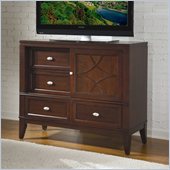 Homelegance Simpson TV Chest in Brown Cherry