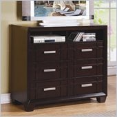 Homelegance Lewiston TV Chest in Dark Cherry