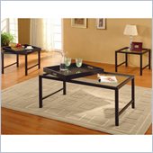 Homelegance Watsonville 3 Piece Occasional Table Set in Black