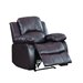 Trent Home Cranley Leather Match Recliner Chair in Brown