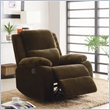 ADD TO YOUR SET: Homelegance Snyder Recliner Chair in Coffee Microfiber