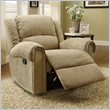 ADD TO YOUR SET: Homelegance Esther Recliner Chair in Beige Chenille