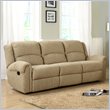 ADD TO YOUR SET: Homelegance Esther Recliner Sofa in Beige Chenille