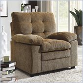 Homelegance Charley Chair in Brown Chenille