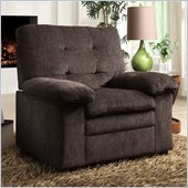Homelegance Charley Chair in Chocolate Chenille