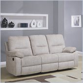 Homelegance Marianna Sofa Recliner in Light Beige Chenille