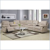 Homelegance Marianna Sectional in Light Beige Chenille