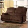 ADD TO YOUR SET: Homelegance Sullivan Loveseat Power Recliner in Dark Brown