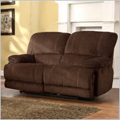 Homelegance Sullivan Loveseat Power Recliner in Dark Brown