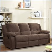 Homelegance Lucienne Reclining Sofa in Dark Olive