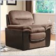 ADD TO YOUR SET: Homelegance Bernard Chair in Brown Velvet
