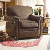 Homelegance Beckstead Chair in Chocolate Chenille