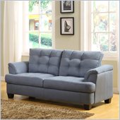 Homelegance St. Charles Loveseat in Blue Grey