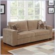ADD TO YOUR SET: Homelegance Paramus Sofa in Brown Corduroy