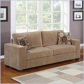 Homelegance Paramus Sofa in Brown Corduroy