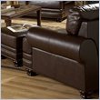 ADD TO YOUR SET: Homelegance Bentleys Chair in Rich Brown Bonded Leather