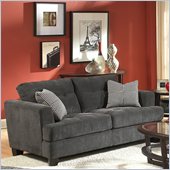 Homelegance Maya Loveseat in Grey Chenille