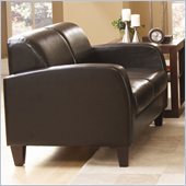 Homelegance Allen Loveseat in Dark Chocolate