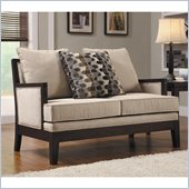 Homelegance Dalton Loveseat in Beige