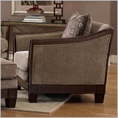 Homelegance Trenton Chair in Dark Tan Chenille