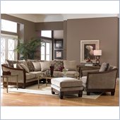 Homelegance Trenton Sofa Set in Dark Tan Chenille