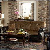 Homelegance Wrangler II Sofa  in Bomber-Jacket Microfiber