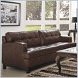 ADD TO YOUR SET: Homelegance Hodley Sofa in Brown Bonded Leather