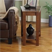 Homelegance Elwell Chair-Side Table in Espresso