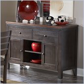Homelegance Natick Server in Warm Espresso/Light Brown